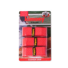 kimony 球棒氣墊型握把布 3入, 紅色的