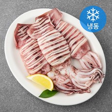 고래미 육즙 가득 통오징어M (냉동), 500g, 1개