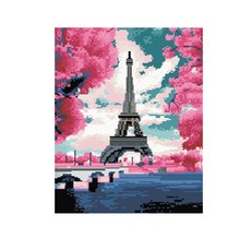 에펠탑보석십자수