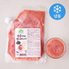 프레시히어로 상큼 카페 딸기바나나 퓨레 (냉동), 1kg, 1개