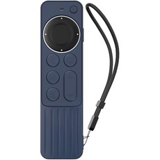 AHA STYLE Bade Plus Apple TV遙控器矽膠保護套 2021款 海軍藍, PT166-MB