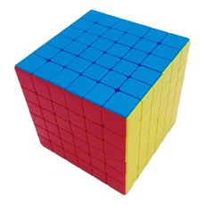 MoYu 메이롱 6 x 6 IQ 창의력개발 퍼즐 큐브, 블루 + 그린 + 레드 + 오렌지 + 엘로우 + 화이트
