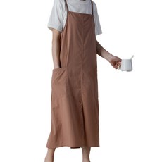 린넨롱앞치마