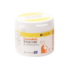 종근당 반려동물 캐롯벨 큐브 포스트바이오틱스 동결건조 유산균 50g, 명태살맛, 1개