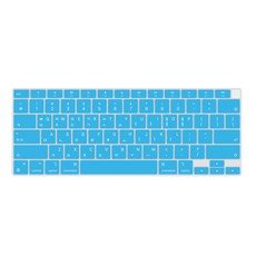 카라스 삼성 노트북 Pen S 13 NT931SBE 지문인식키뚫림 칼라 글자 키스킨, BLUE, 1개