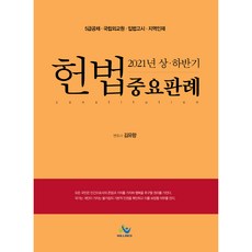 2021년 상 하반기 헌법중요판례 5급공채대비 초판, 윌비스, 김유향