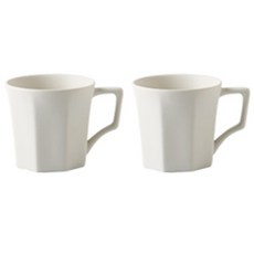 시라쿠스 네이처 머그 280ml, 네이처화이트, 2개