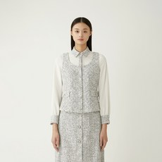 폴앤조트위드배색양모베스트