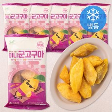 화덕에구운 봄날 미니 군고구마 (냉동), 100g, 6개
