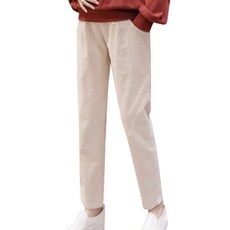 여성용 패션 임산부 코듀로이 슬림팬츠