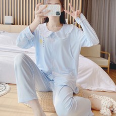 아이스 임산부 파자마 상하 세트 7103