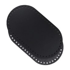 Mamanite 袋底橢圓形豐滿迷你 23 x 13cm, 1個, 黑色