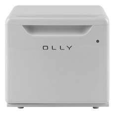 올리 저소음 미니 냉장고 24L, OLR02G(밀키그레이)
