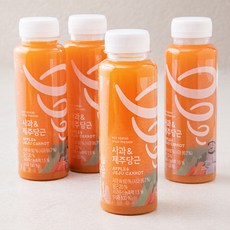사과 & 제주당근 과채주스, 250ml, 4개입