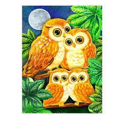 보석십자수부엉이