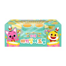 마이리틀타이거 핑크퐁 아기상어 드럼 완구, 혼합색상, 1개