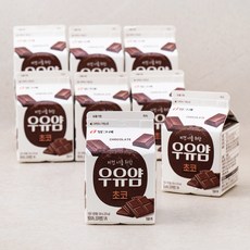 빙그레 우유얌 초코, 8개, 300ml