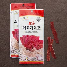 으뜸 쇠고기 육포, 2개, 30g