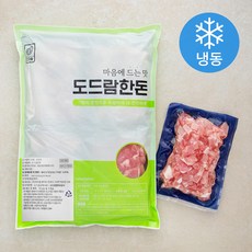도드람한돈 돼지고기 등심 카레 짜장용 4개입 (냉동), 1개, 2kg