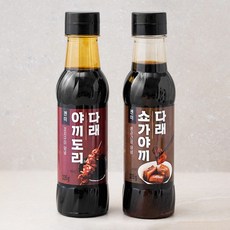 젠미 야끼도리다래 335g + 쇼가야끼다래 335g 소스 세트 A, 1세트