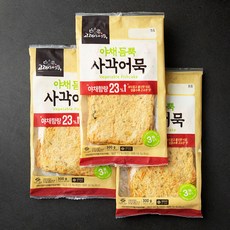 고래사어묵 야채 듬뿍 사각어묵, 300g, 3개