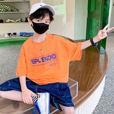 남성데님반팔바지세트