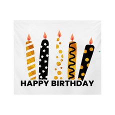 페이토 생일 태피스트리 사진 배경 현수막, A12
