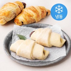 맘쿠킹 브리도 초콜릿 앤 헤이즐넛 크로와상 생지 2개입 (냉동), 1개, 180g