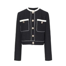 트위드크롭자켓