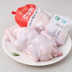 한강식품 무항생제 인증 갓잡은 통닭 11호 (냉장), 1051g, 2마리