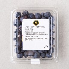 엠팍 미국산 블루베리, 125g, 1팩