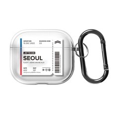 플래나 국내선 탑승권 시리즈 에어팟 3세대 TPU 투명 케이스, 1. 서울, AP3-SC
