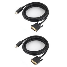애니포트 DP to DVI 케이블 1.1Ver 노트북 모니터 연결 선 AP-DPDVI030, 2개, 3m