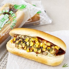 그린래빗 빅바베큐맛 콘 핫도그, 3개, 155g