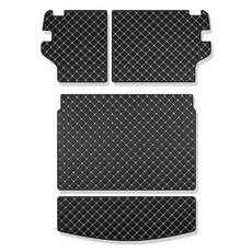 지엠지모터스 토레스 전용 차박매트 퀼팅 풀세트, 블랙, 쌍용 토레스 T7 (상단 분리형)