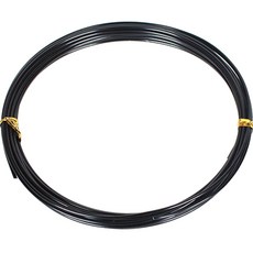 공예 철 와이어 1.5mm x 5m, 12 블랙, 1개 12 블랙, 1개