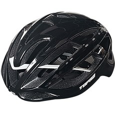 경량 인몰드 자전거 헬멧 토파즈, 유광 블랙