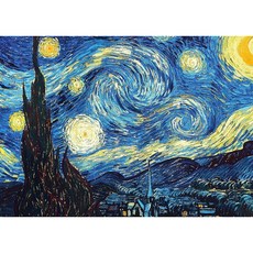 SN 즐거운 취미생활 명화퍼즐 02 Q1002 Van Gogh Starry Sky 혼합색상 1000피스 1개 상품 이미지