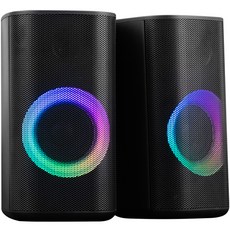 앱코 USB RGB 블루투스 PC 스피커, SP450BT, 블랙