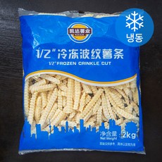 KAIDA 크링클컷 주름감자 (냉동), 1개, 2kg