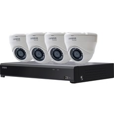 캠플러스 200만화소 8채널 실내 4카메라 직접설치 CCTV 세트 1TB, CPR-850(녹화기), CPD-201(카메라)