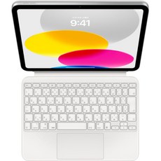 Apple 정품 매직 키보드 폴리오 iPad 10세대용, 화이트, 일본어