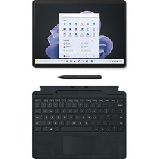 마이크로소프트 2022 서피스 프로9 노트북 13 + 키보드, 256GB, Graphite(노트북), Black(키보드), QI9-00032/8XA-00017, 코어i5, WIN11 Home, 16GB
