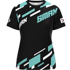 스맥스코리아 여성용 그랜드 숄더핏 쿨소재 배드민턴 티셔츠 SMAX-11