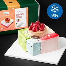 나뚜루 큐브위드프라임 아이스크림 케이크 (냉동), 1개, 973ml