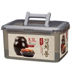 코멕스 뚜껑이 더 튼튼해진 김치통 그레이, 8.3L, 1개