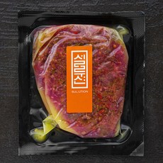 설루션 한우 오레가노 버터 시즈닝 설도 스테이크 (냉장), 200g, 1개