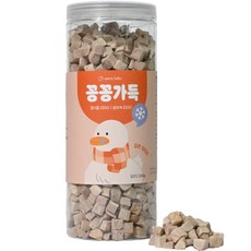 제로랩스 반려동물 동결건조 간식 꽁꽁가득 대용량 오리큐브 트릿 240g, 오리고기 맛, 1개