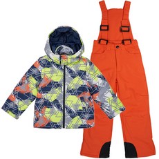 Efreeder兒童款Geo Solde吊帶滑雪服上下套裝