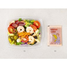 슬림쿡 쉬림프 크림파스타 샐러드, 255g, 2개